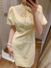 新中式改良旗袍连衣裙，女装汉服/婚纱/旗袍/礼服，哥卓