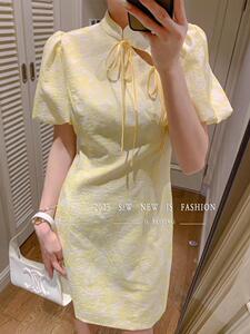 新中式改良旗袍连衣裙,女装汉服/婚纱/旗袍/礼服,哥卓