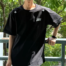 2025新款美式潮牌短袖T恤男款夏季ins潮牌宽松休闲上衣，男装T恤，四季星座505