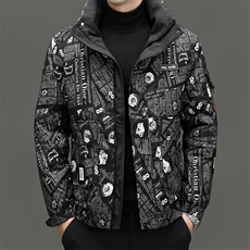 BNG2222钱塘2020-2时尚简约冬季厚款中年男士90鸭绒羽绒服P230，男装羽绒服，钱塘207-2