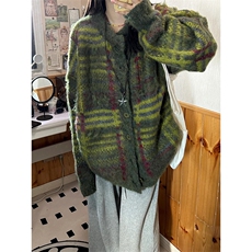 美式复古氛围感毛衣针织衫男女潮宽松开衫外套上衣秋冬MY3276，男装针织衫/毛衣，星座1116A（原606A-3）