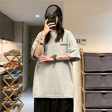 中性2025夏装新款华夫格体恤情侣大码男女宽松ins短袖T恤HK18-P23，男装T恤，电商A233-1