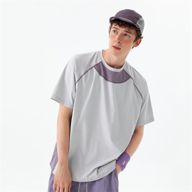 城市运动高弹速干吸湿吸汗撞色健身训练服户外球衣T恤上衣531P41，女装T恤，星座112C