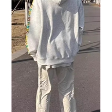 套头刺绣连帽卫衣男女秋季情侣款宽松潮牌外套WY906，女装短外套，星座1116A（原606A-3）