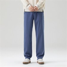 2026天丝牛仔裤男春季款宽松直筒潮牌秋天免烫休闲长裤子现货外贸，男装牛仔裤，星座224-3