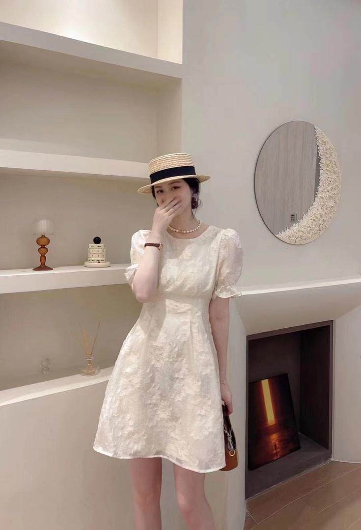 夏季新款连衣裙，女装连衣裙，青羽鹤