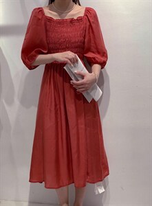 收腰连衣裙,女装连衣裙,驿谷