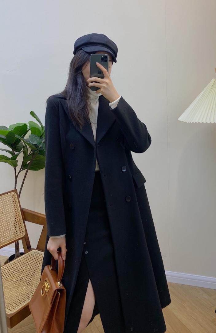 独屿收腰赫本大衣现货，其它，独屿