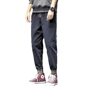 秋装沙发军绿色哈伦裤运动裤子A061-K0712-P45加绒55图片