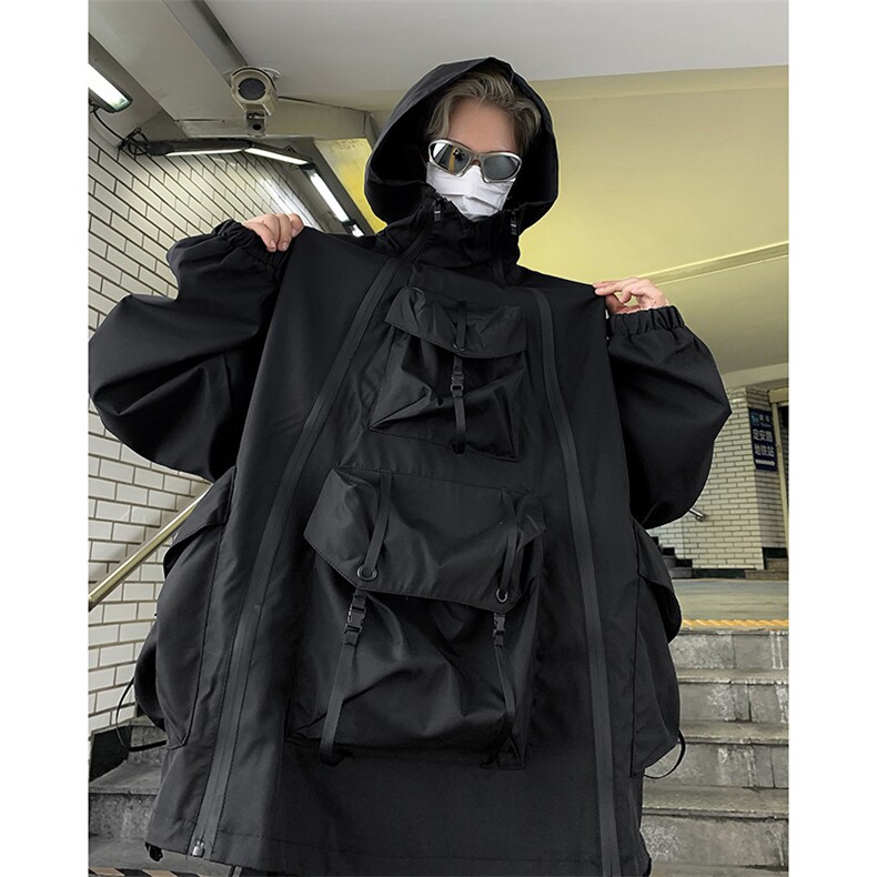 潮牌户外机能情侣冲锋衣夹克设计感运动外套 W7725-P78图片
