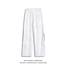 夏季新款扎染条纹拼接设计潮流百搭休闲裤B315-K25469-特p35控68，男装休闲裤，电商B315