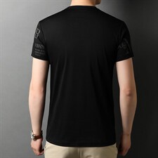 新款2022短袖男t恤夏季上衣服半袖新款潮流男装透气圆领体恤P55，男装T恤，钱塘6003A(原)4033A