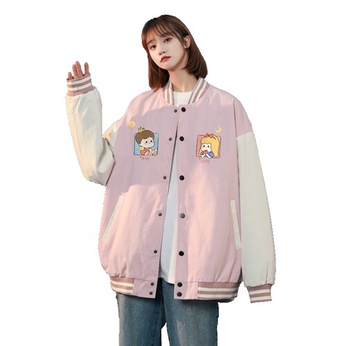 中性风春秋季情侣棒球服男女休闲夹克女时尚外套男BQF299-P50,男装夹克,电商B371