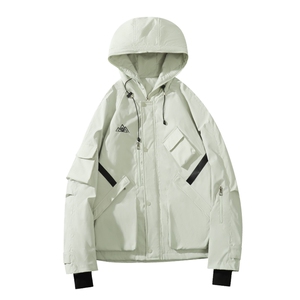 保暖防风防水多口袋单板滑雪服男加棉加厚保暖外套M78-P155控218图片