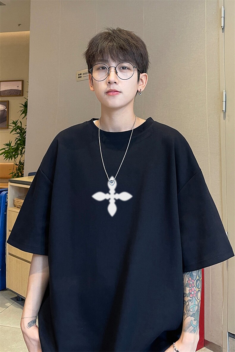 230g重磅纯棉!夏季短袖t恤男半袖男NT200-特P19控38,男装T恤,电商B367