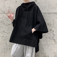 春装风暗黑中长款斗篷男女连帽休闲山本耀司民族服装外套风衣，男装民族服装，星座909