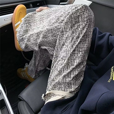 灯芯绒斑点裤子男春新款美式慵懒风垂感休闲宽松直筒裤K5976-P37，男装休闲裤，星座412-2