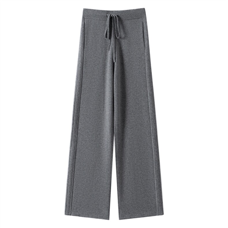 2025年秋季时尚百搭通勤简约休闲羊绒裤，女装休闲裤，美创羊绒