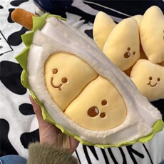 报恩榴莲玩偶可拆卸榴莲肉毛绒玩具公仔解压生日礼物