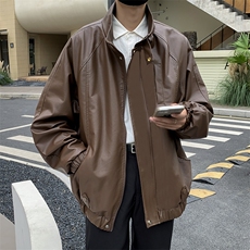 A941-P70冲锋衣夹克秋季情侣机车服宽松上衣复古个性皮衣外套男，男装夹克，星座512-6