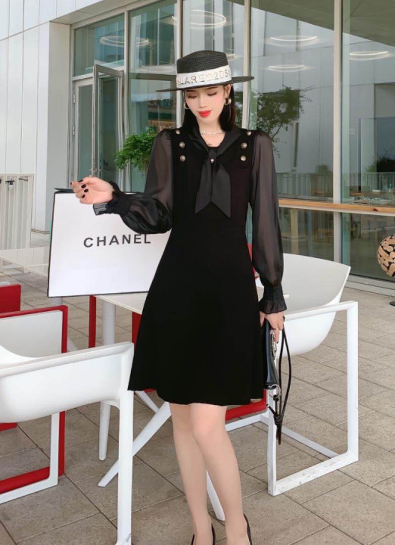 秋冬打底连衣裙，女装连衣裙，蕃米莉