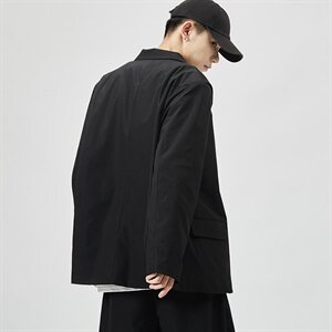 2021春秋季新款男士休闲宽松印花大码西装西服外套XF01/P65图片