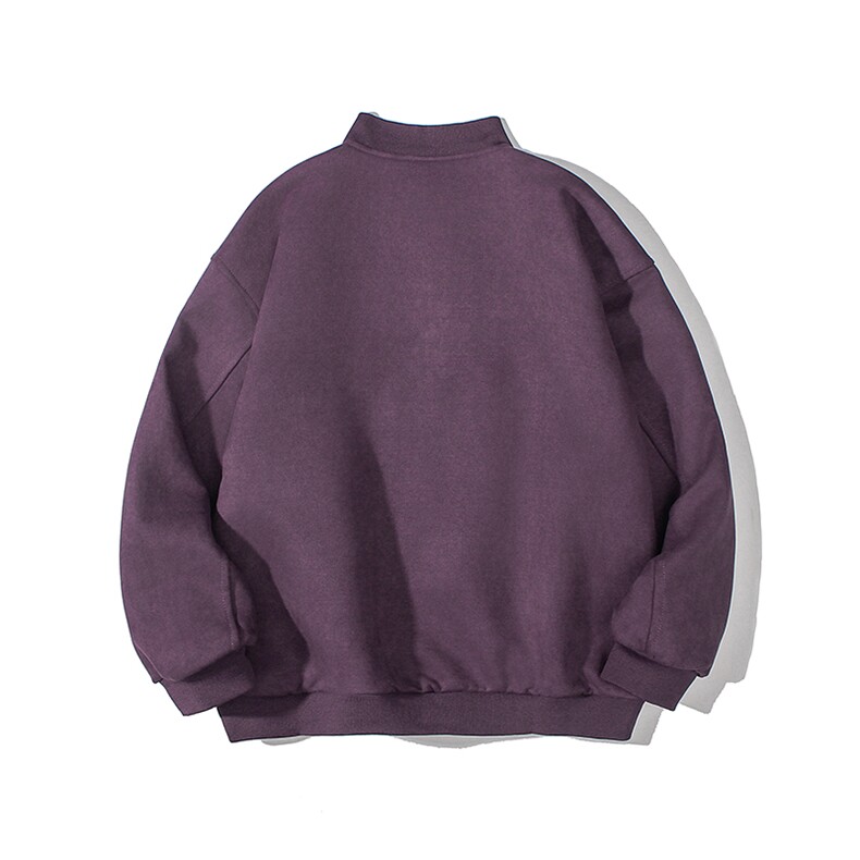 麂皮绒棒球服外套男女美式复古高街痞帅机车服飞行员夹克Y609-p70,男装夹克,星座601-2
