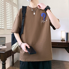 夏季男短袖t恤高品质多工艺发泡印大码T恤衫HF8390-P34，男装T恤，星座1206（原A206）