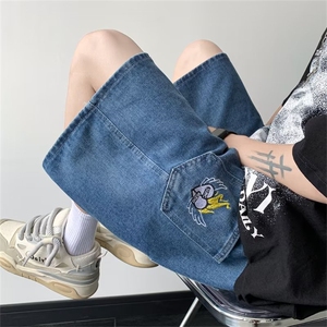 青春流行ins男直筒水洗牛仔裤E117 P40图片