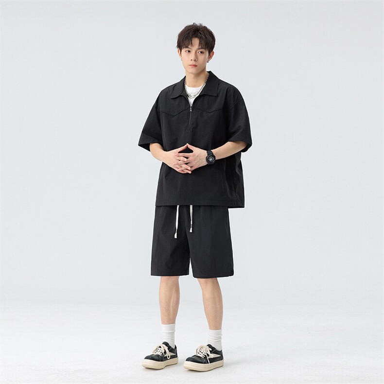 新款休闲短袖短裤套装,男装休闲套装,星座1206-1（原A206-1）