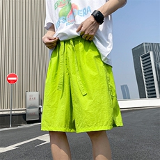 8XL-M特大码短裤男多巴胺冰丝裤户外速干五分裤工装裤DK1524P25，男装休闲裤，电商D206-1
