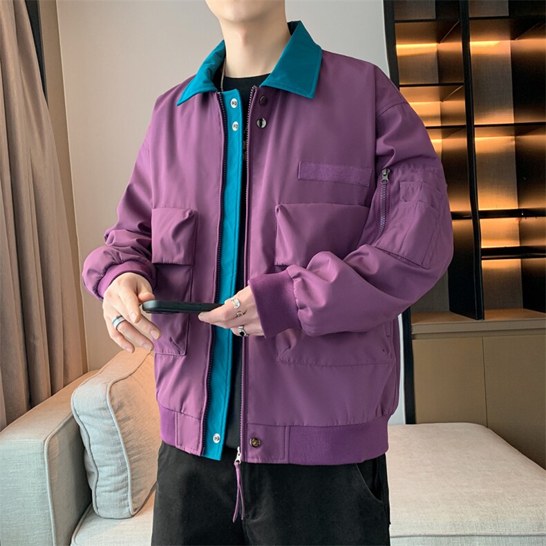 现货春季新款工装夹克男飞行员美式上衣外套A02513-P75，男装夹克，星座308B-2