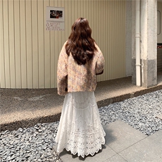 新款小香风彩色编织外套5882-P165K238，女装短外套，2C332