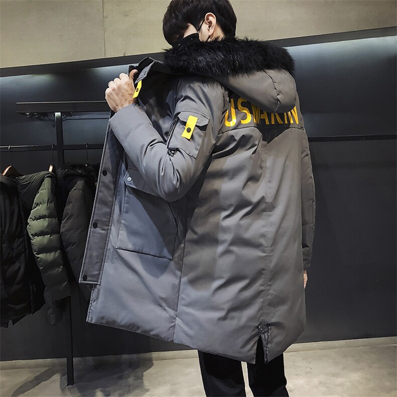 2021新款男士棉衣中长款冬季棉服外套加厚棉袄DS204T图片