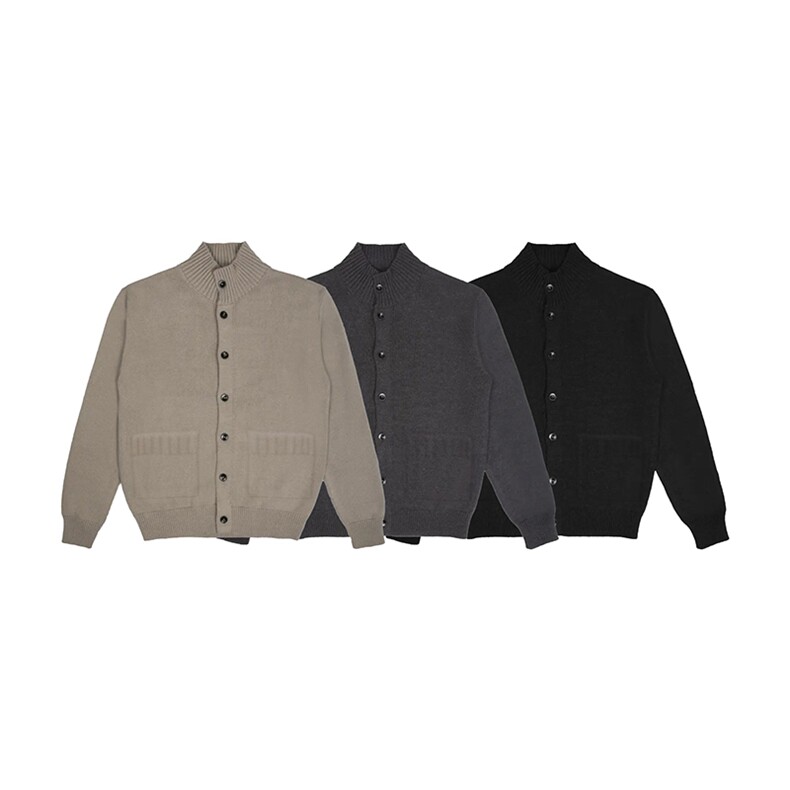 XZ707-1-MY7302-P68长袖立领针织开衫毛衣，男装针织衫/毛衣，星座707-1