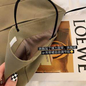 吊带抹胸裙，女装背心吊带，XTZ style