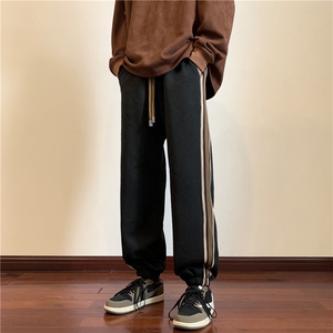 冬季加绒加厚织带花型束脚休闲裤M~5XL XZ604-KG52JR-P65控78图片