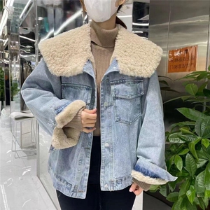 MMC牛仔大毛领外套,其它,MM.C