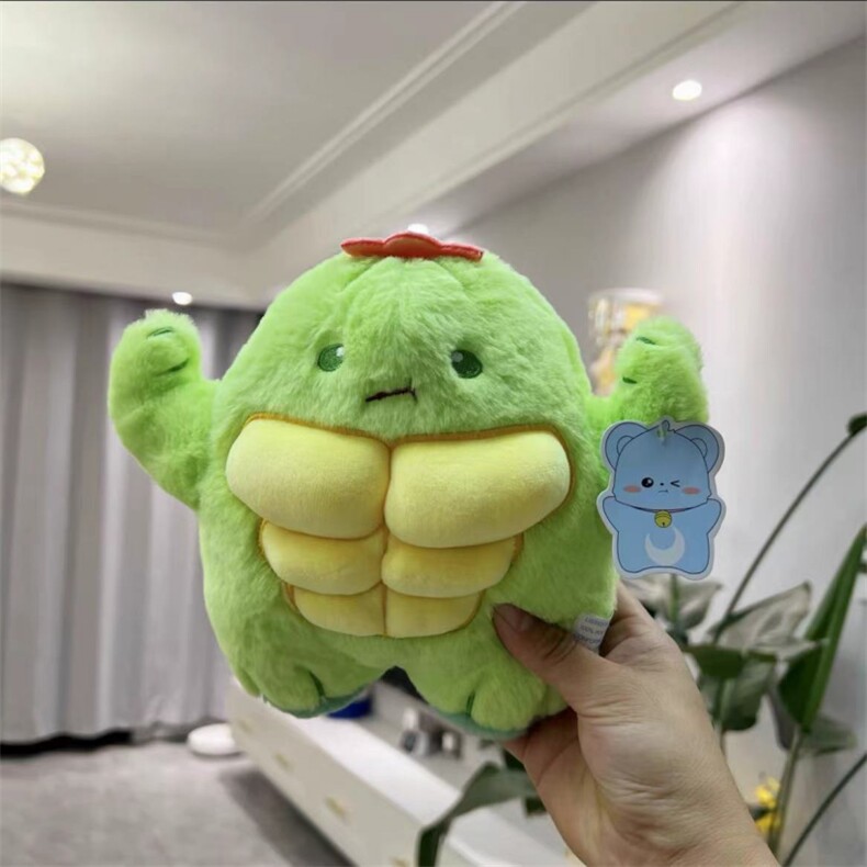 腹肌恐龙十个，金鹏毛绒玩具