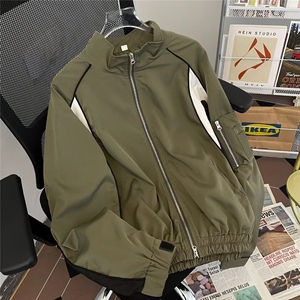 2024春季潮夹克外套男款美式棒球服上衣潮 F922 P75图片