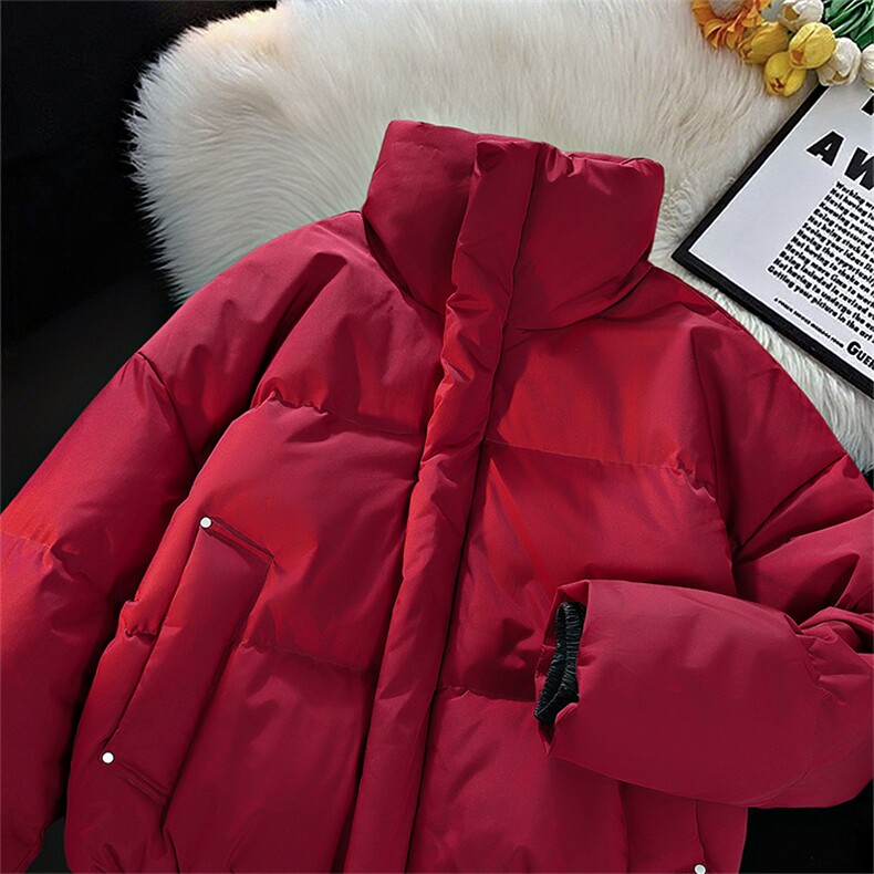 冬季clean纯色棉服潮流中性加厚短款棉衣HZ8816-特P68不议价,男装棉衣,星座610B-1