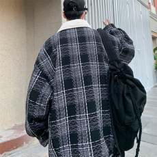 羊羔毛棉服男2025冬季新款休闲外套潮牌棉衣棉袄M199P120控158，男装棉衣，电商A157