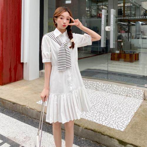 夏季新款韩版连衣裙，女装连衣裙，E莎