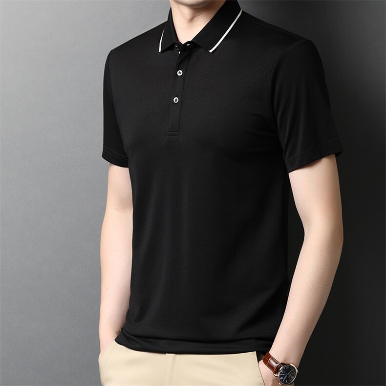 BB7105男士2023年夏季新款百搭T恤男短袖商务休闲体恤男装P63,男装T恤,电商B360
