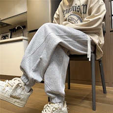 出大货秋季休闲裤男宽松运动裤D329-QM633-P55-控78，女装休闲裤，电商D329