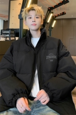 ！2025冬季新款男士立领棉衣百搭印花棉服外套MY311特P55，男装棉衣，电商B220