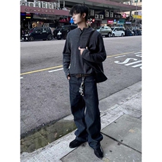 JY335-P45利领毛衣针织衫男慵懒高级打底休闲百搭，男装T恤，星座1501-3