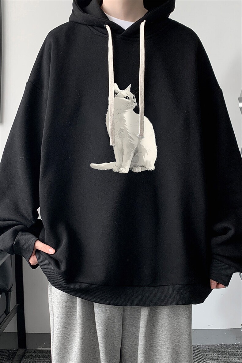 连帽卫衣男大码胖子帽衫大号运动服WY2407-P35,男装卫衣,电商A040