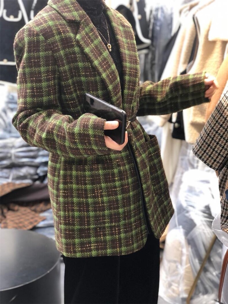 尼料外套，女装，E·风尚