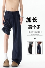 加长版高个子牛仔裤男夏季薄款冰丝休闲190cm115阔腿西裤KZ050P58，男装休闲裤，电商B312